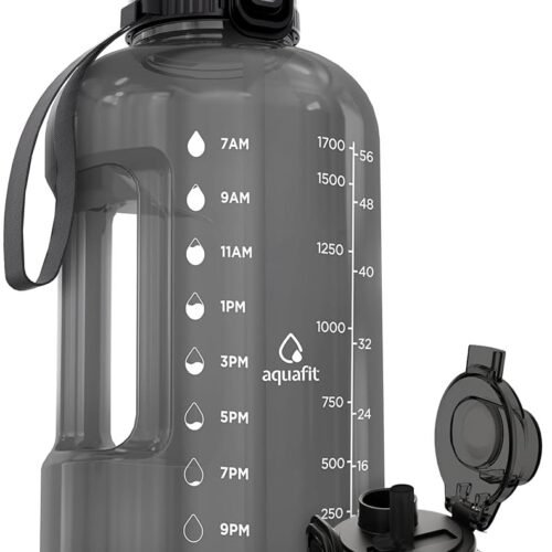 71dnfM1Zx0L._UF8941000_QL80_-1.jpg AQUAFIT 64 oz Water Bottle with Time Marker