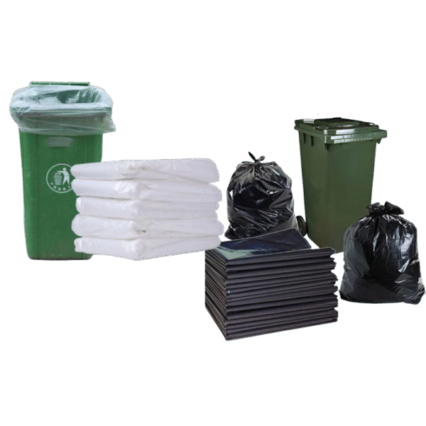 bagbag.png PLAIN / BLACK HD BAG 50"X60" Garbage Bag Jumbo Size / Industrial Bin Trash Bag